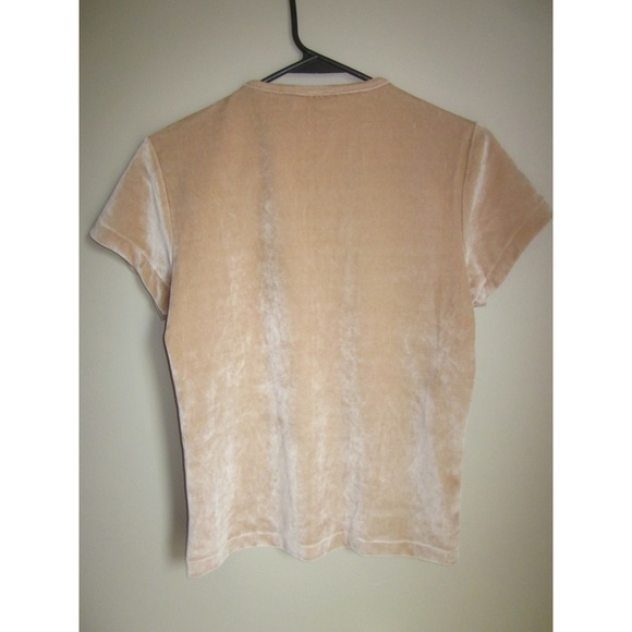Limited Tan Velour Tee NWT - Picture 3 of 4
